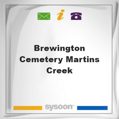 Brewington Cemetery, Martins Creek, Brewington Cemetery, Martins Creek