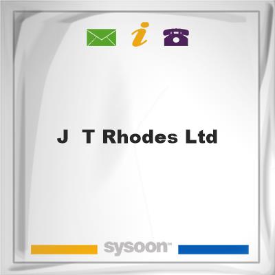 J & T Rhodes Ltd, J & T Rhodes Ltd