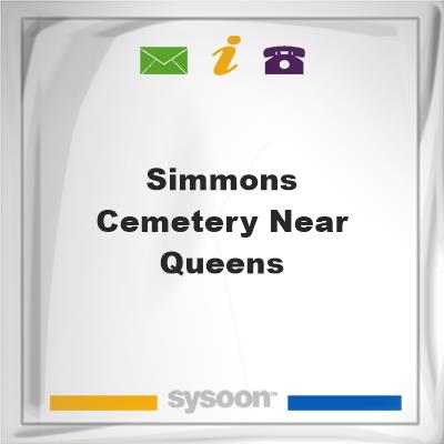 Simmons Cemetery Near Queens, Simmons Cemetery Near Queens