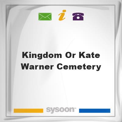 Kingdom or Kate Warner CemeteryKingdom or Kate Warner Cemetery on Sysoon