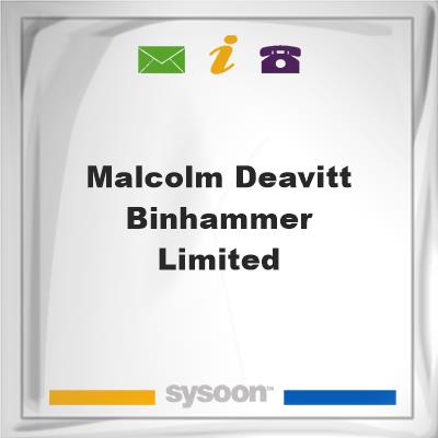 Malcolm, Deavitt & Binhammer LimitedMalcolm, Deavitt & Binhammer Limited on Sysoon