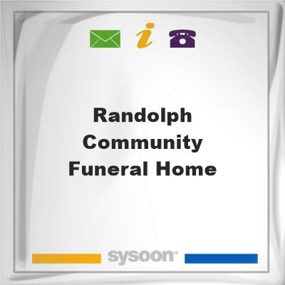 Randolph Community Funeral HomeRandolph Community Funeral Home on Sysoon