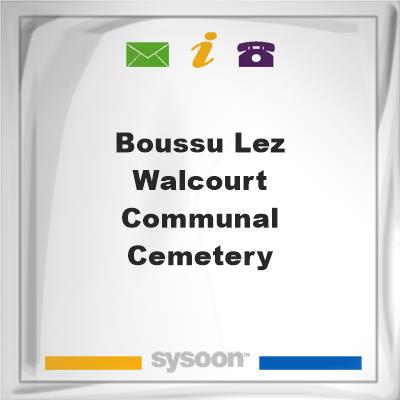 Boussu-Lez-Walcourt Communal Cemetery, Boussu-Lez-Walcourt Communal Cemetery
