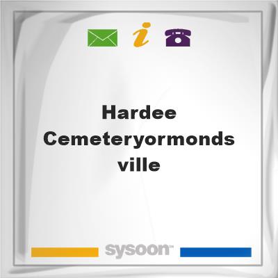 Hardee Cemetery/Ormondsville, Hardee Cemetery/Ormondsville