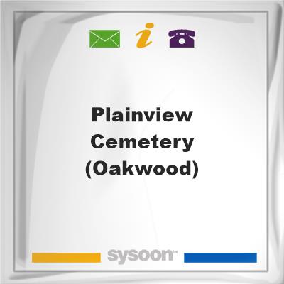 Plainview Cemetery (Oakwood), Plainview Cemetery (Oakwood)