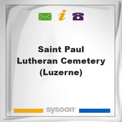 Saint Paul Lutheran Cemetery (Luzerne), Saint Paul Lutheran Cemetery (Luzerne)