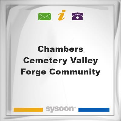 Chambers Cemetery Valley Forge Community, Chambers Cemetery Valley Forge Community