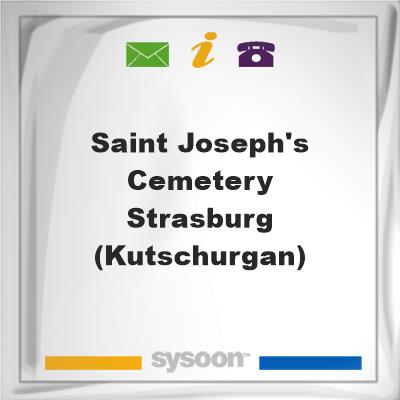 Saint Joseph's Cemetery -Strasburg (Kutschurgan), Saint Joseph's Cemetery -Strasburg (Kutschurgan)