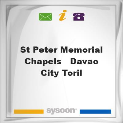 St. Peter Memorial Chapels - Davao City Toril, St. Peter Memorial Chapels - Davao City Toril