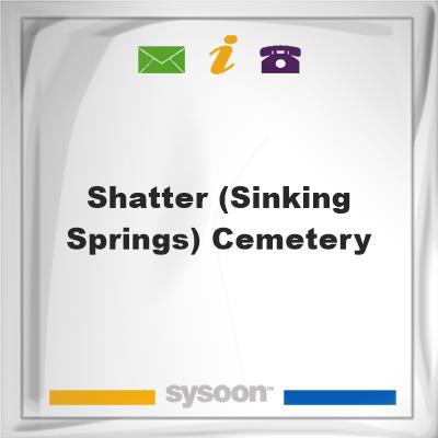 Shatter (Sinking Springs) Cemetery, Shatter (Sinking Springs) Cemetery
