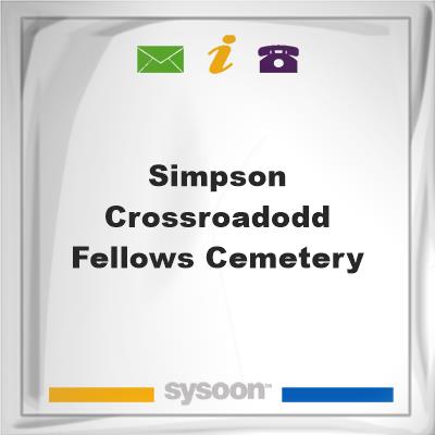 Simpson Crossroad/Odd Fellows Cemetery, Simpson Crossroad/Odd Fellows Cemetery