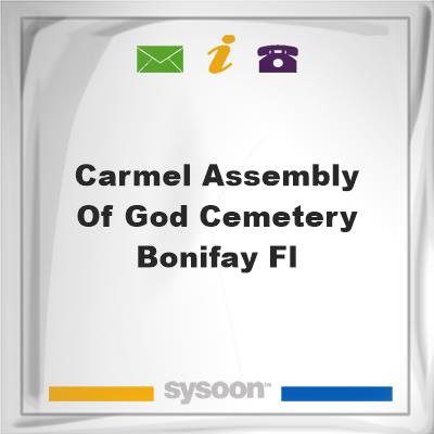 Carmel Assembly of God Cemetery, Bonifay, FL, Carmel Assembly of God Cemetery, Bonifay, FL