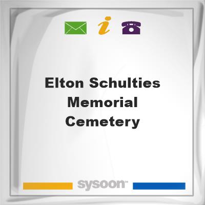 Elton Schulties Memorial Cemetery, Elton Schulties Memorial Cemetery