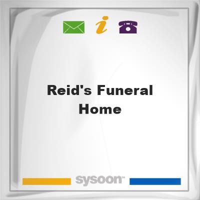 Reid's Funeral Home, Reid's Funeral Home