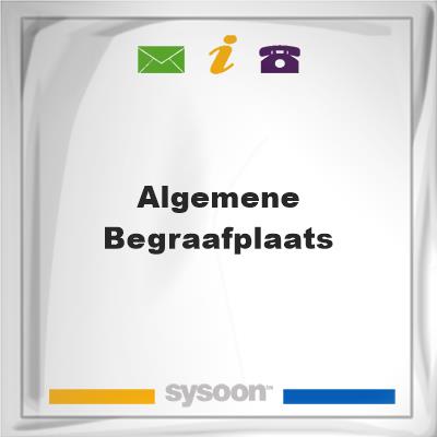Algemene BegraafplaatsAlgemene Begraafplaats on Sysoon