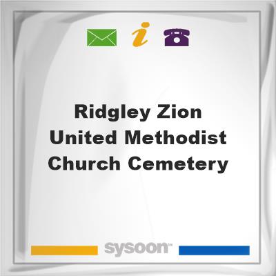 Ridgley Zion United Methodist Church CemeteryRidgley Zion United Methodist Church Cemetery on Sysoon