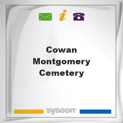 Cowan Montgomery Cemetery, Cowan Montgomery Cemetery