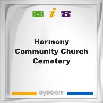 Harmony Community Church Cemetery, Harmony Community Church Cemetery