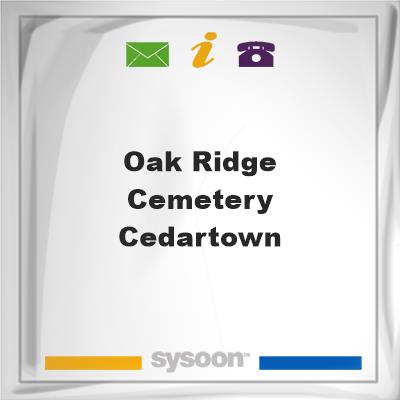 Oak Ridge Cemetery Cedartown, Oak Ridge Cemetery Cedartown