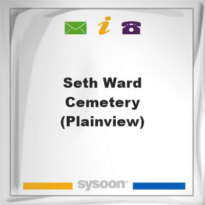 Seth Ward Cemetery (Plainview), Seth Ward Cemetery (Plainview)