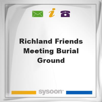 Richland Friends Meeting Burial GroundRichland Friends Meeting Burial Ground on Sysoon