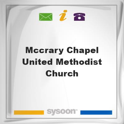 McCrary Chapel United Methodist Church, McCrary Chapel United Methodist Church