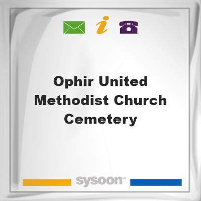 Ophir United Methodist Church Cemetery, Ophir United Methodist Church Cemetery