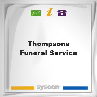 Thompsons Funeral Service, Thompsons Funeral Service