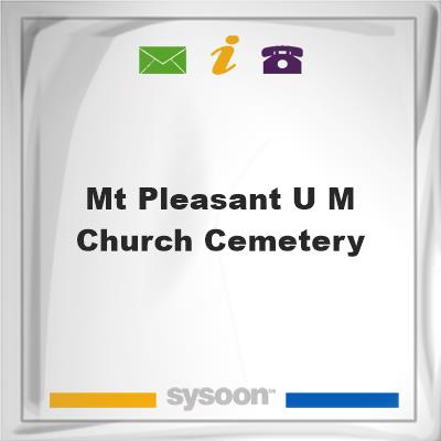 MT Pleasant U M church CemeteryMT Pleasant U M church Cemetery on Sysoon