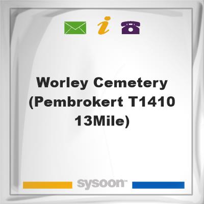 Worley Cemetery(PembrokeRt T1410-1/3mile)Worley Cemetery(PembrokeRt T1410-1/3mile) on Sysoon
