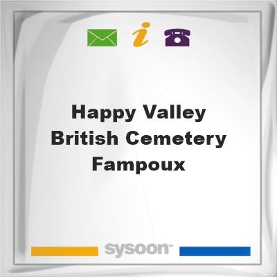 Happy Valley British Cemetery, Fampoux, Happy Valley British Cemetery, Fampoux