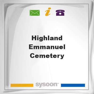 Highland Emmanuel Cemetery, Highland Emmanuel Cemetery