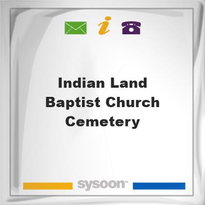 Indian Land Baptist Church Cemetery, Indian Land Baptist Church Cemetery