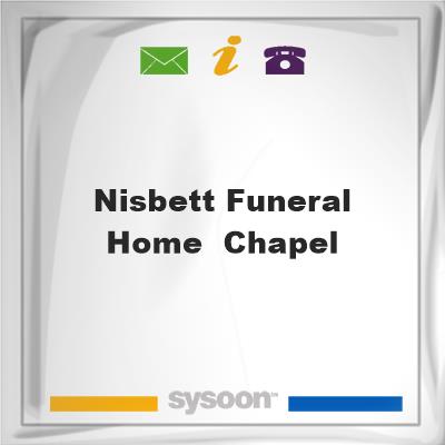 Nisbett Funeral Home & Chapel, Nisbett Funeral Home & Chapel