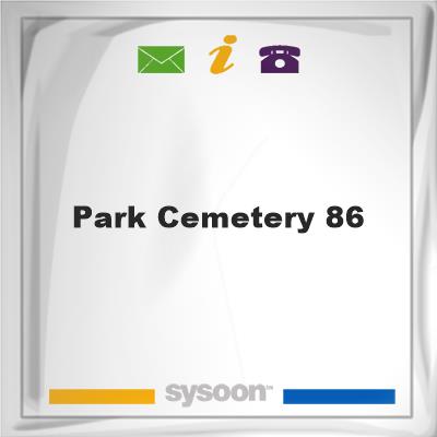 Park Cemetery #86, Park Cemetery #86