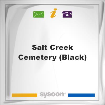 Salt Creek Cemetery (Black), Salt Creek Cemetery (Black)