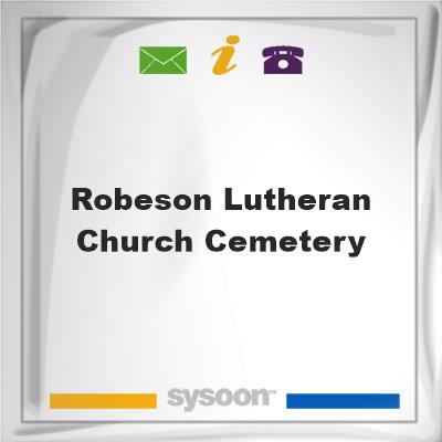 Robeson Lutheran Church CemeteryRobeson Lutheran Church Cemetery on Sysoon