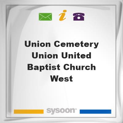Union Cemetery, Union United Baptist Church, WestUnion Cemetery, Union United Baptist Church, West on Sysoon