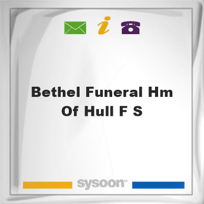 Bethel Funeral Hm of Hull F S, Bethel Funeral Hm of Hull F S