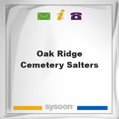 Oak Ridge Cemetery, Salters, Oak Ridge Cemetery, Salters