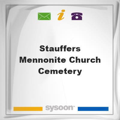 Stauffers Mennonite Church Cemetery, Stauffers Mennonite Church Cemetery