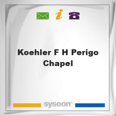 Koehler F H-Perigo ChapelKoehler F H-Perigo Chapel on Sysoon