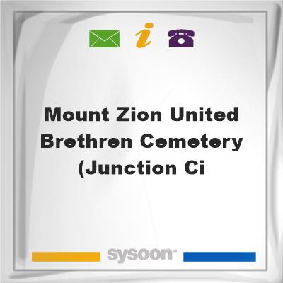 Mount Zion United Brethren Cemetery (Junction CiMount Zion United Brethren Cemetery (Junction Ci on Sysoon