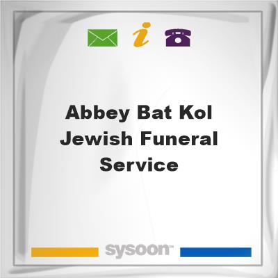 Abbey Bat Kol Jewish Funeral Service, Abbey Bat Kol Jewish Funeral Service