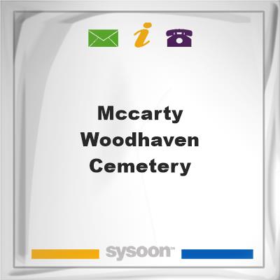 McCarty Woodhaven Cemetery, McCarty Woodhaven Cemetery