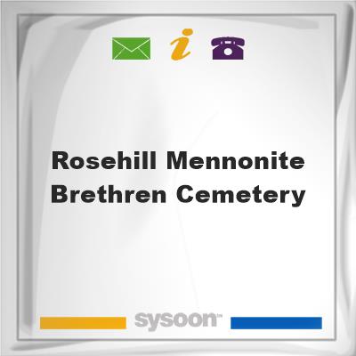 Rosehill Mennonite Brethren Cemetery, Rosehill Mennonite Brethren Cemetery