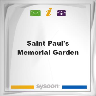 Saint Paul's Memorial Garden, Saint Paul's Memorial Garden