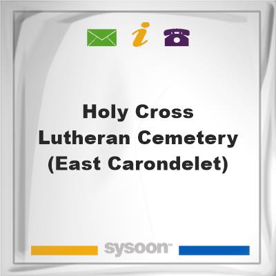 Holy Cross Lutheran Cemetery (East Carondelet)Holy Cross Lutheran Cemetery (East Carondelet) on Sysoon
