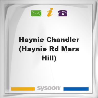 Haynie-Chandler (Haynie Rd Mars Hill), Haynie-Chandler (Haynie Rd Mars Hill)