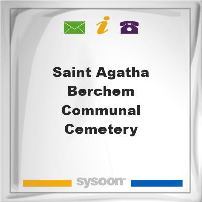 Saint Agatha-Berchem Communal Cemetery, Saint Agatha-Berchem Communal Cemetery